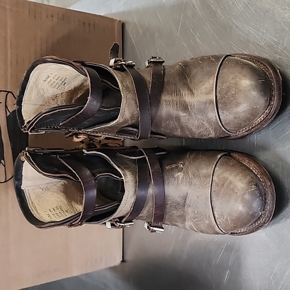 Freebird Leather gray Crue Ankle Booties. Size: 7 - Picture 3 of 5